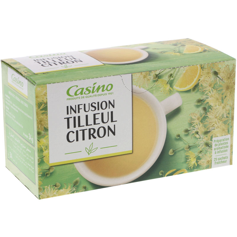 THÉ INFUSION TILLEUL CITRON CASINO