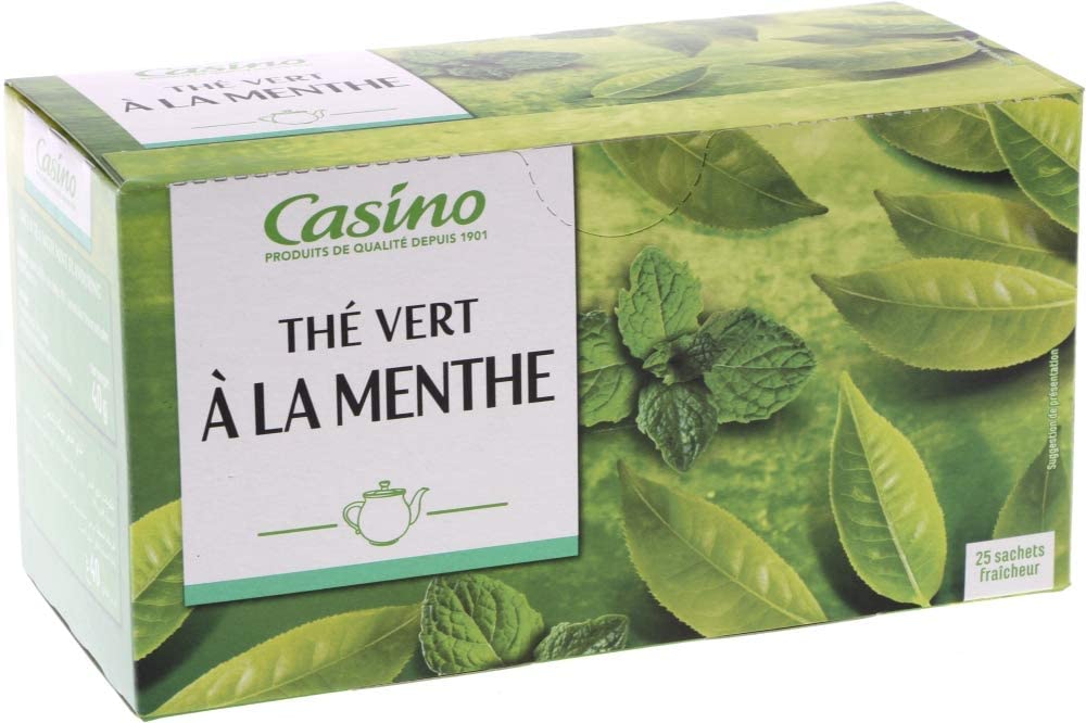 THÉ VERT A LA MENTHE CASINO