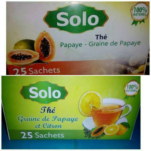 THÉ SOLO DE GRAINE DE PAPAYE ET DE CITRON