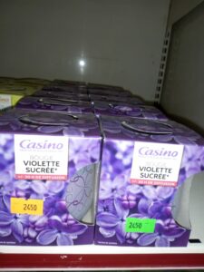 bougie violette sucree casino
