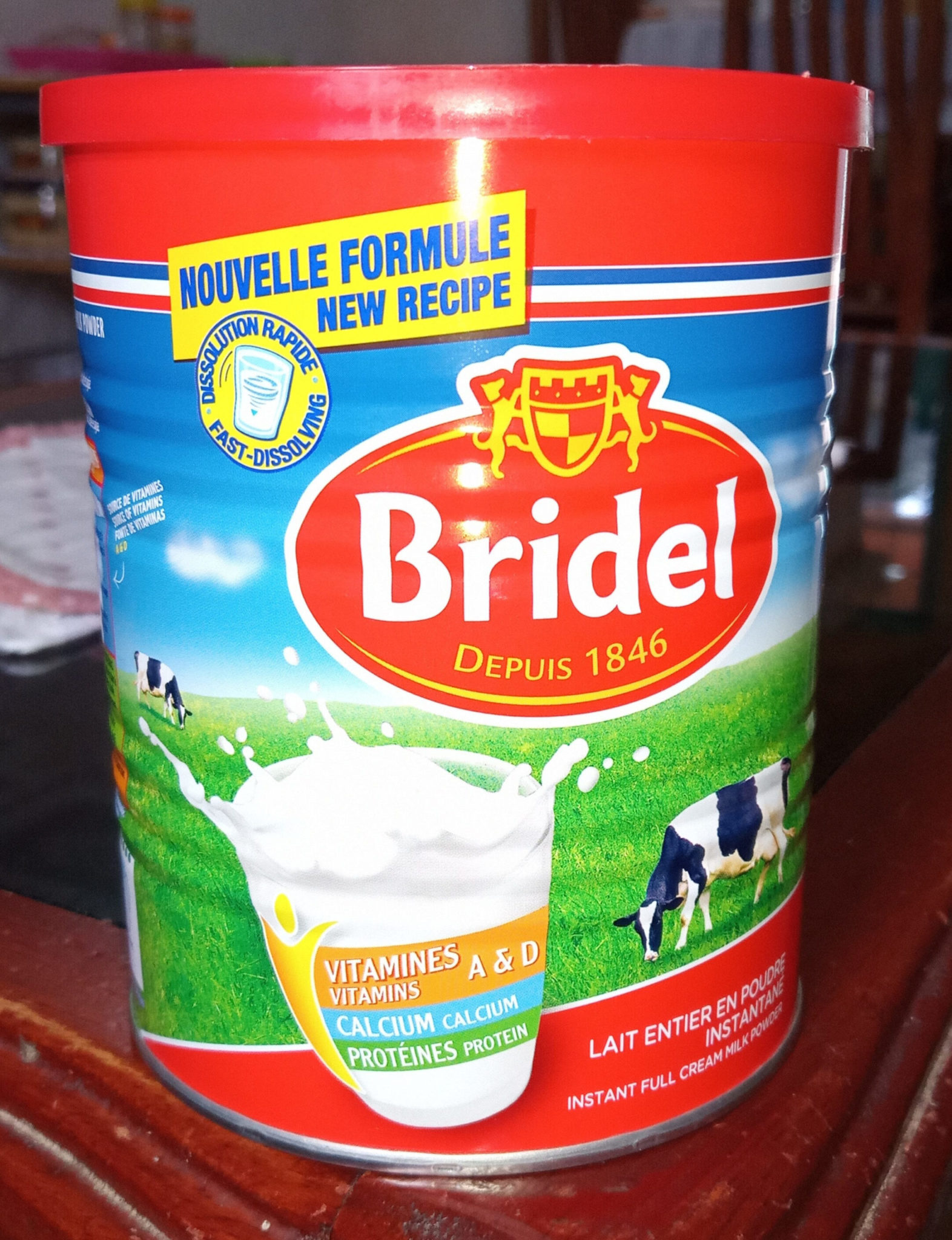 Lait en poudre Bridel