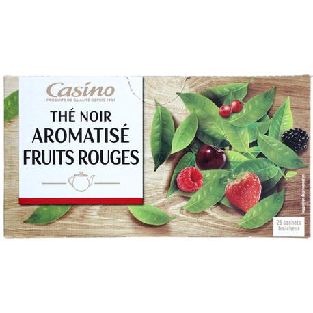 THÉ NOIR AROMATISÉ FRUITS ROUGES CASINO