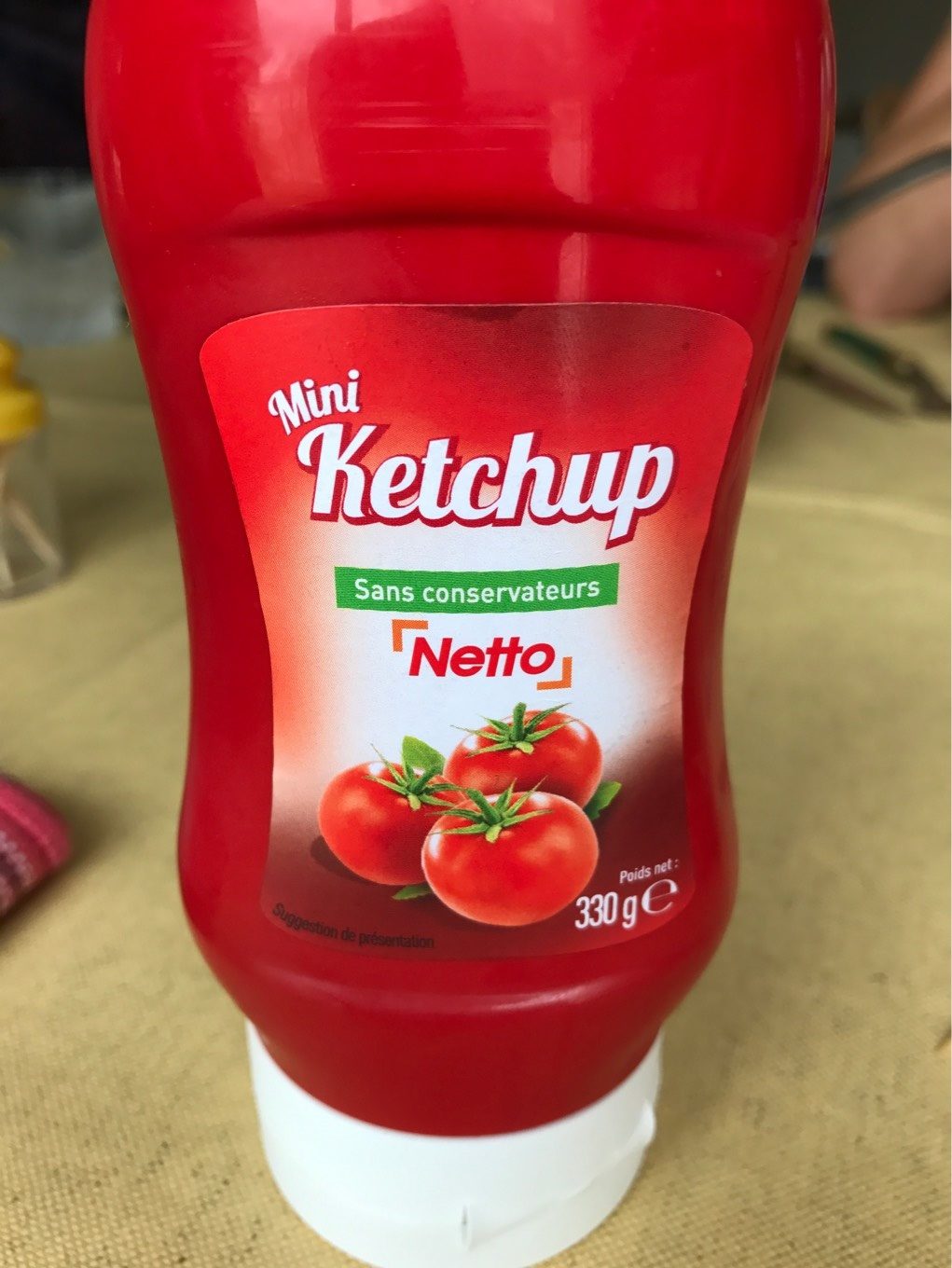 KETCHUP NETTO SANS CONSERVATEUR