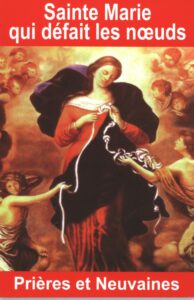 Livre saite marie qui dfait les noeux-prix