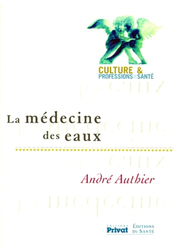 Livre la médecine des eaux