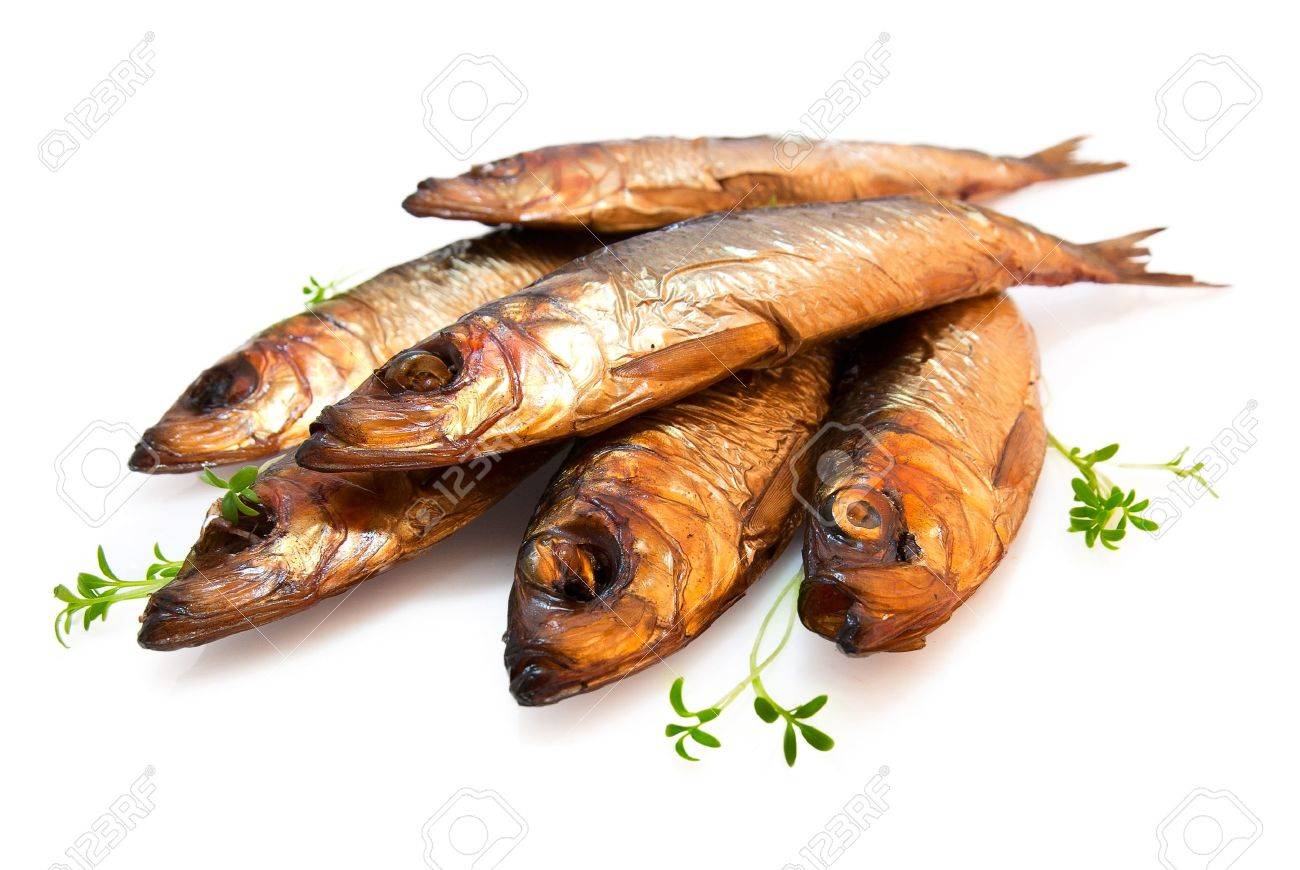 Poisson fumé et séché