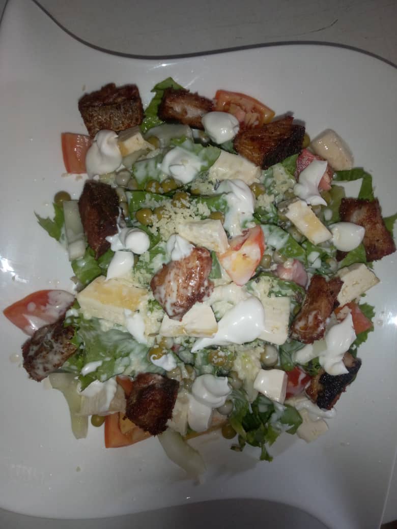 Salade de capitaine aux fromages