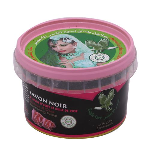 Savon noir à huile d'olive & huile de rose bio