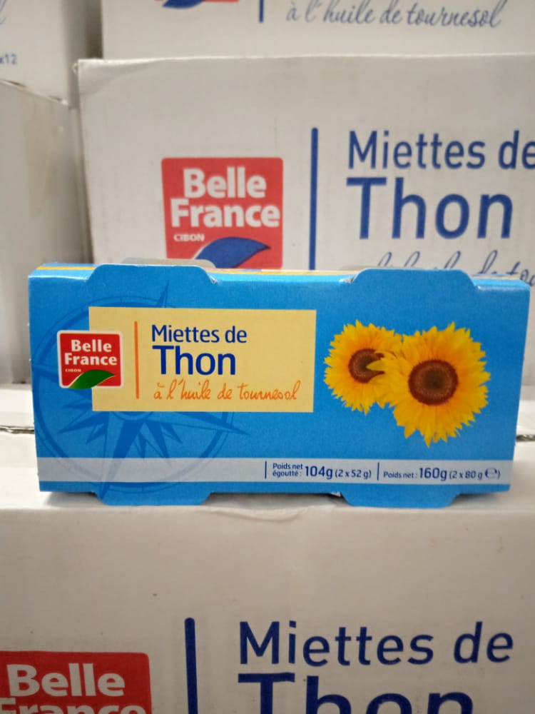 Miettes de Thon à l'huile de tournesol