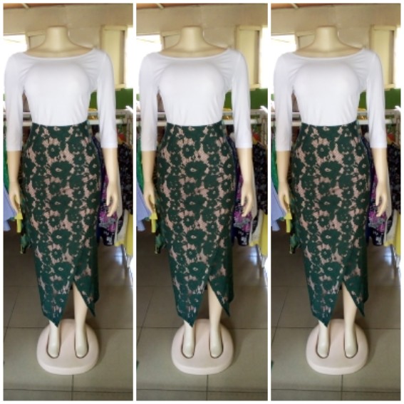 Jupe croisé et corsage