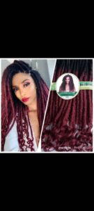 Mèches pour Rasta deux tons