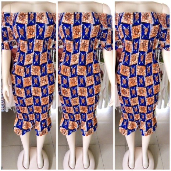 Robe tunique a bande