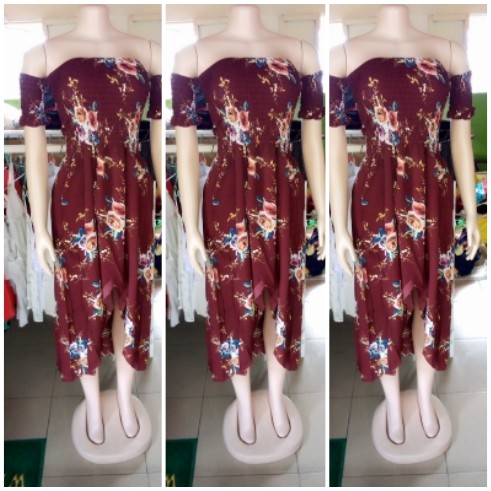 Robe volante fleurie