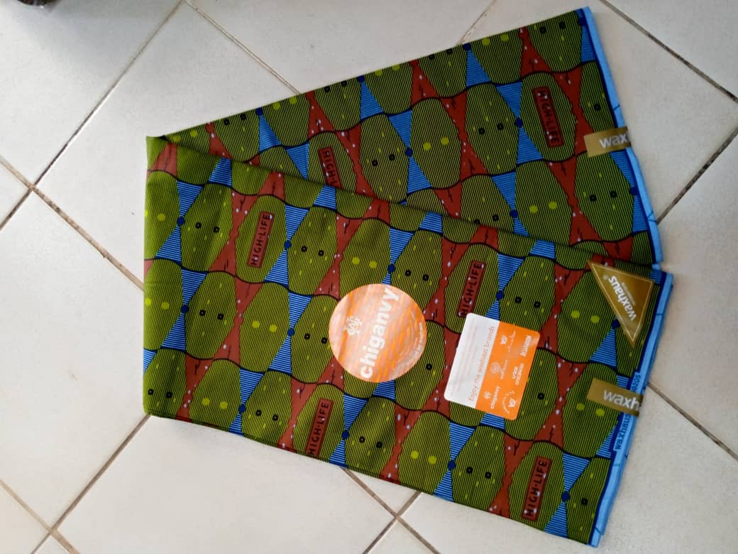 Pagne Chiganvi High life vert dominant