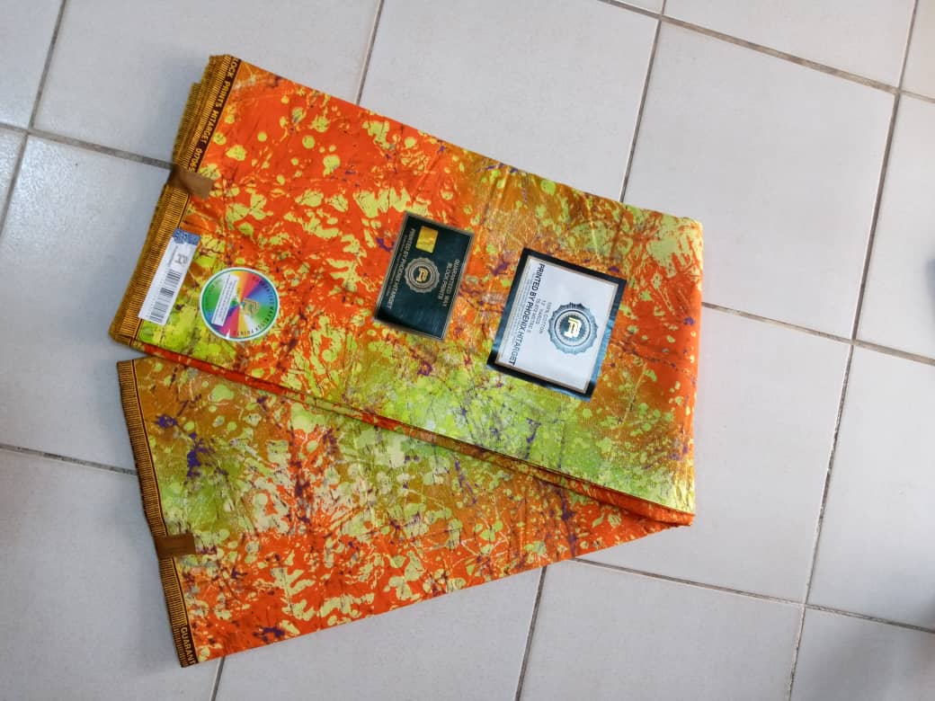 Pagne Hitarget woodin Orange vert tacheté