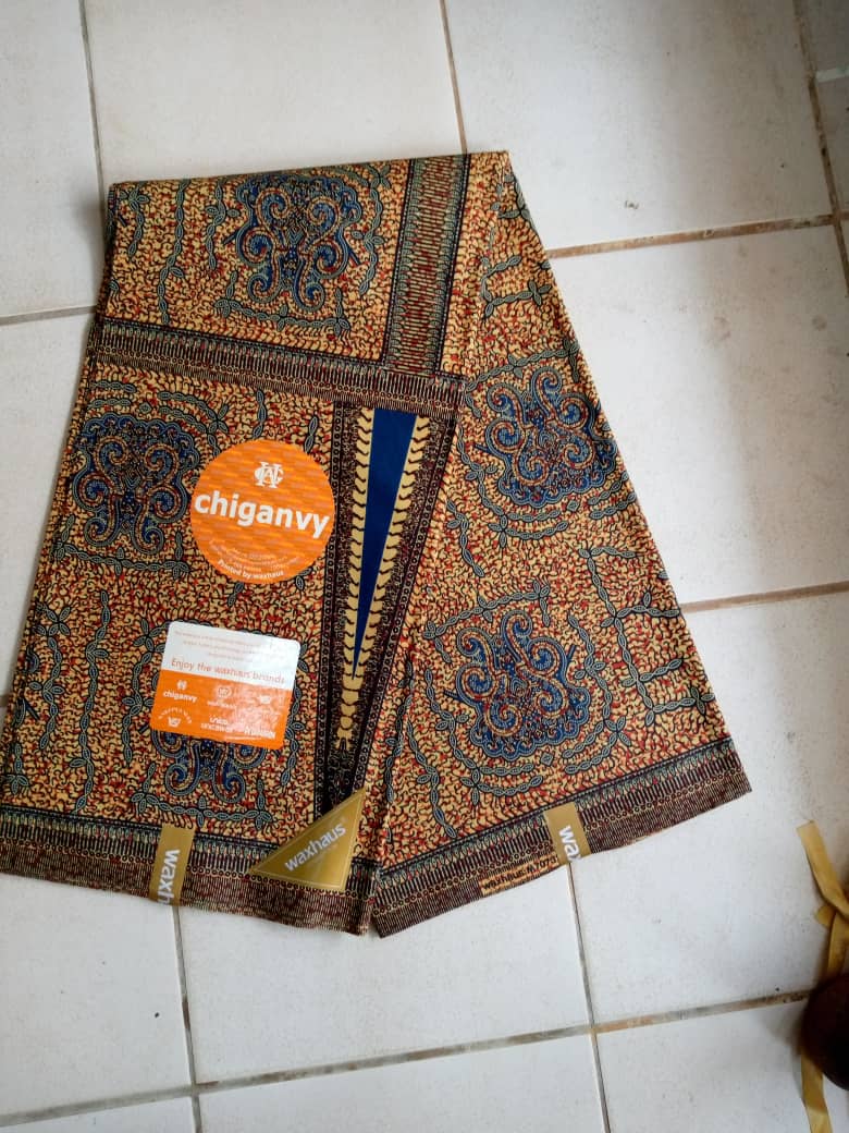 Pagne chiganvi couleur café