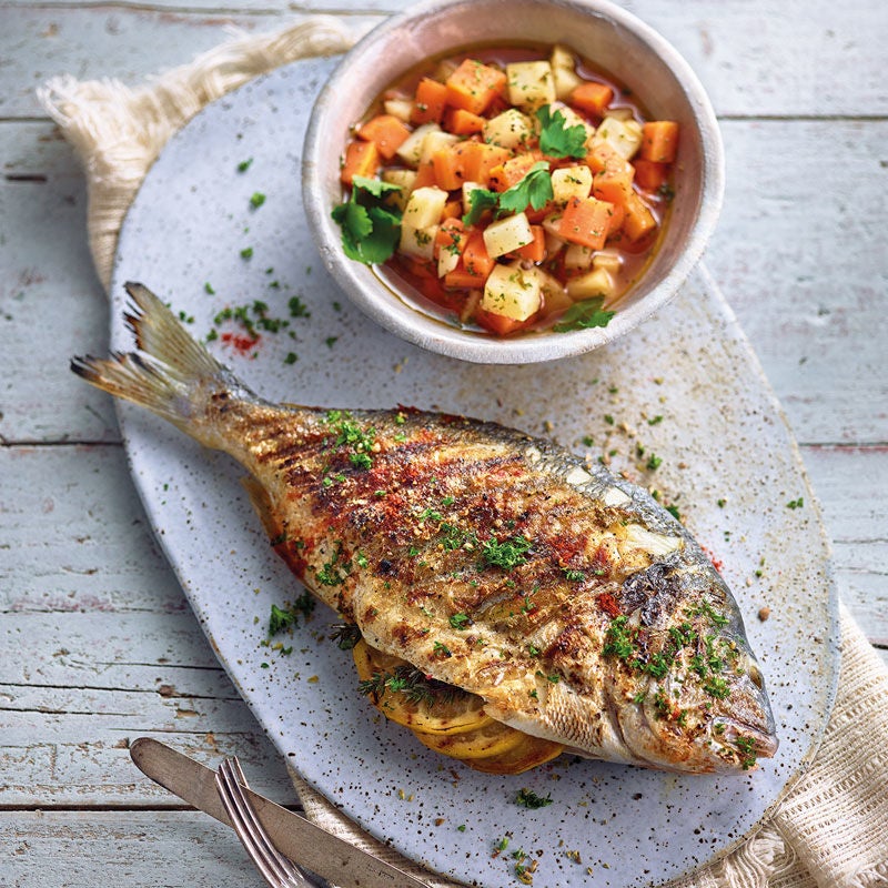 Dorade entière du pêcheur.