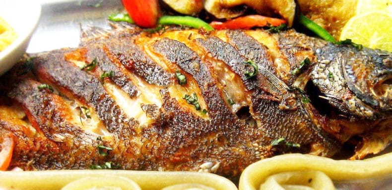 Poisson braisé+ garnitures au choix