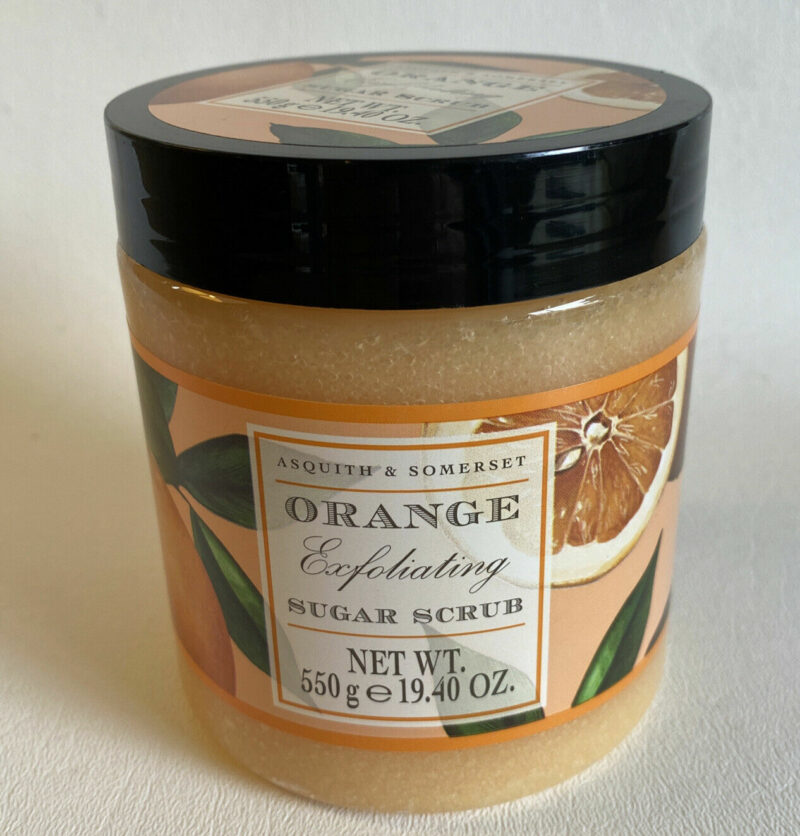 Asquith & Somerset Exfoliating ORANGE Sugar Scrub, 19.4 Oz.