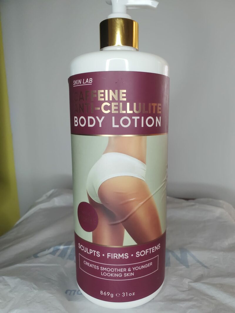 Caffeine Anti-Cellulite body Lotion with vitamin E, 31 oz/869g
