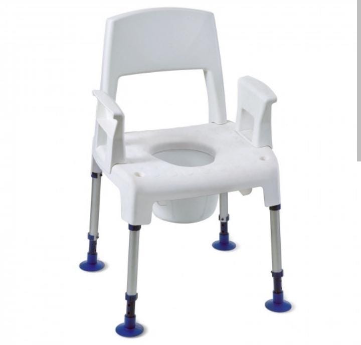 Chaise médicale avec pot