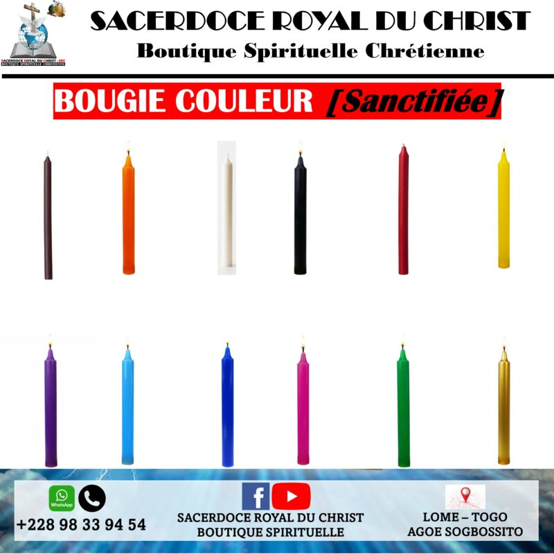 BOUGIES COULEUR [Sanctifiées]