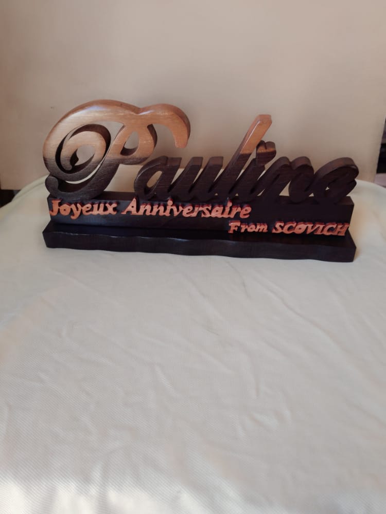 Cadeau d'Anniversaire Art sur Planche