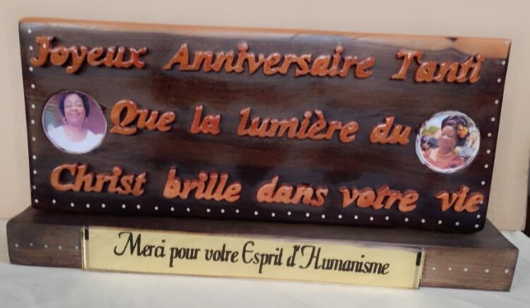 Sculpture d'art tableau Rectangle couleur unique