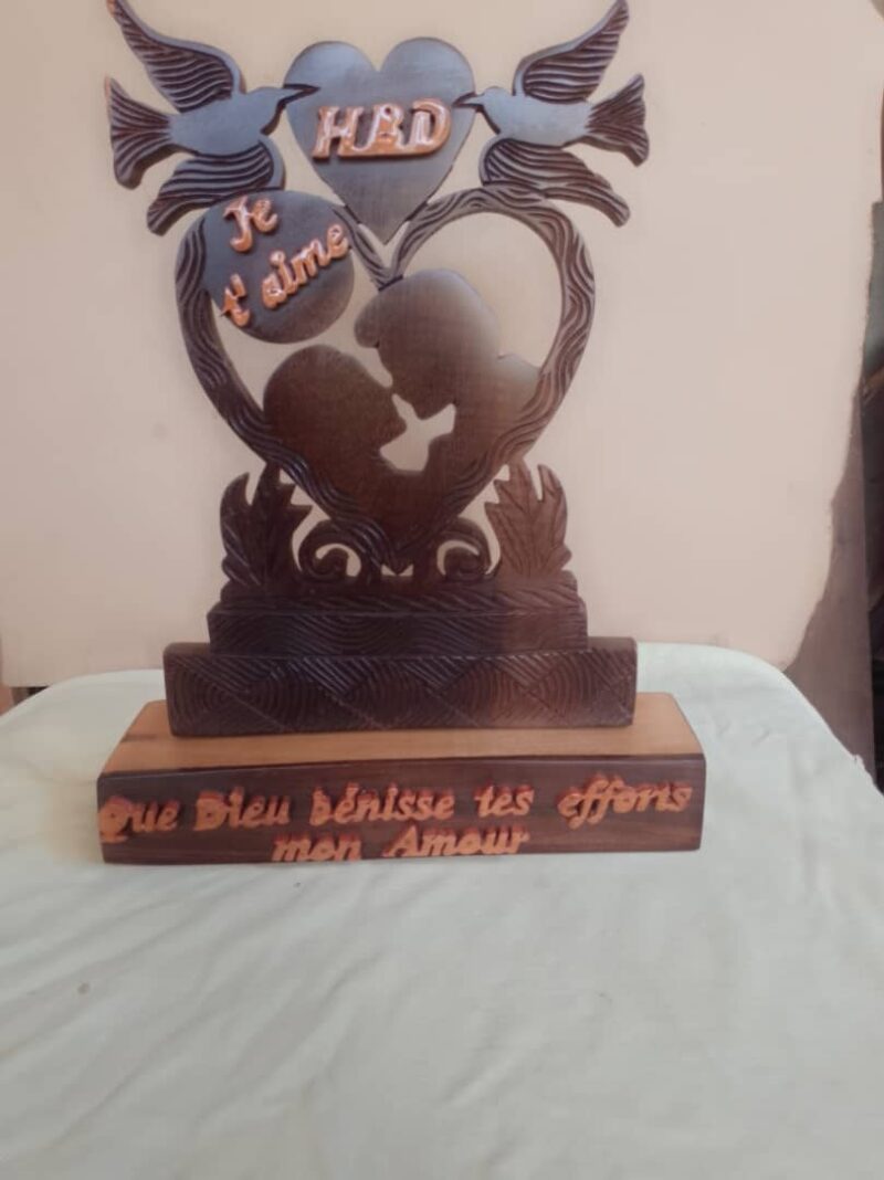 Art cœur cadeau Joyeux anniversaire