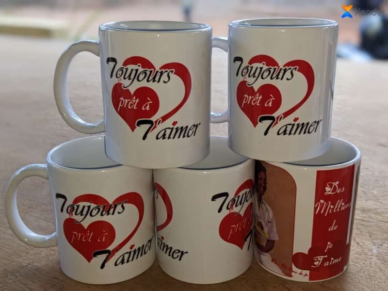 Tasse personnalisable avec photo ( pour les amoureux )