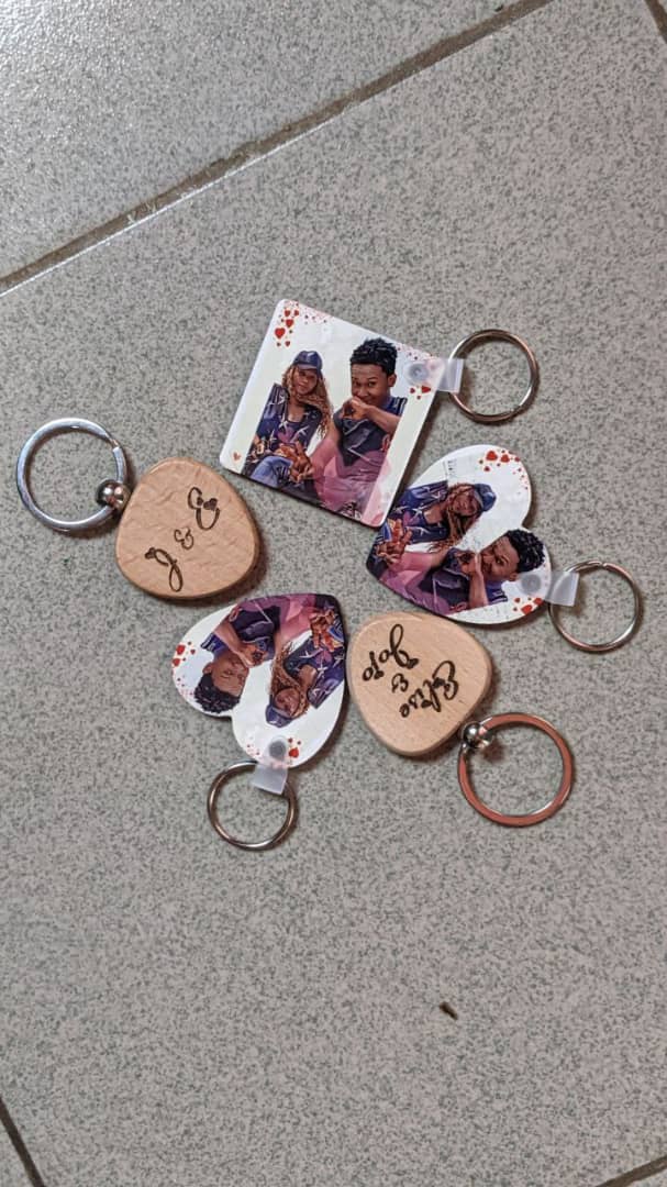 Porte clé avec photo personnalisable