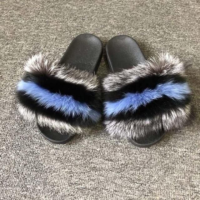 Pantoufles en fourrure