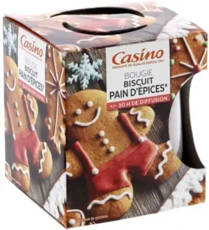 CASINO BOUGIE BISCUIT PAIN D'EPICES 125G