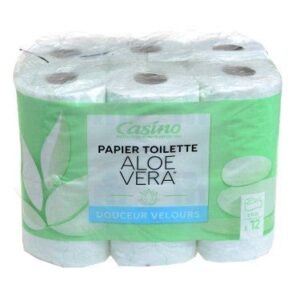 PAPIER TOILETTE ALOE VERA CASINO