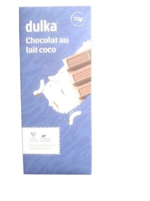 DULKA CHOCOLAT AU LAIT COCO 70G