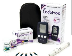 Glucomètre code free + bandelette