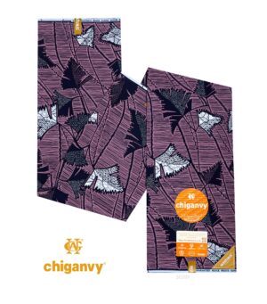 CHIGANVY 100% COTON MOTIF FEUILLES
