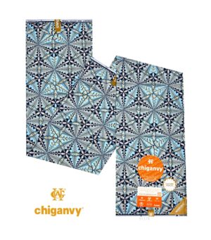 CHIGANVY 100% COTON BOGOLAN GEOMETRIQUE