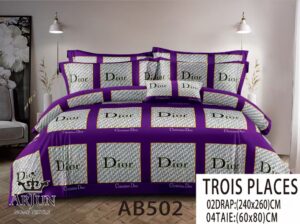 DRAPS TROIS PLACES DIOR VIOLET