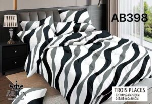 DRAPS 3 PLACES ZEBRE LUXE