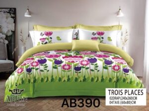 DRAPS 3 PLACES FLEURS DE CHAMP