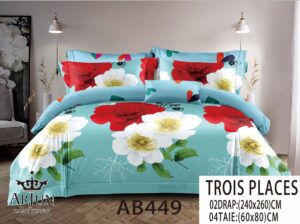 DRAPS 3 PLACES FLEUR DE JARDIN