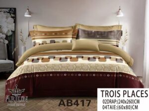 DRAPS 3 PLACES CAAFE CHOCOLAT