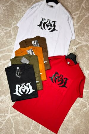 T-SHIRT OVERSIZE COL ROND AVEC LOGO GOTHIQUE CENTRAL