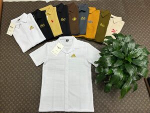 POLO COL CLASSIQUE MICRO-PERFORE ADIDAS