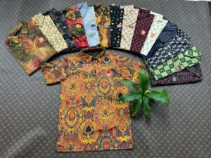 CHEMISE IMPRIMEE MANCHE COURTE STYLE LUXE