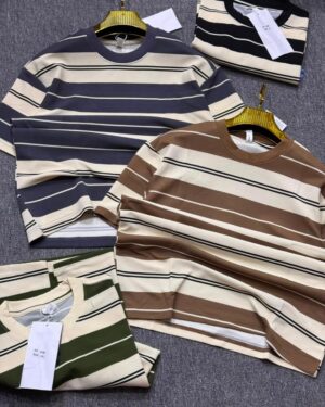 T-SHIRT RAAYE OVERSIZE MAILLE COTELEE