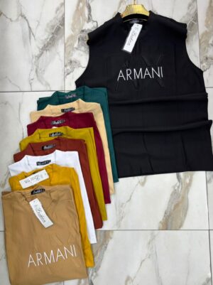 DEBARDEUR ARMANI LOGO BRODE/3D COUPE DROITE