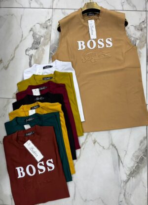DEBARDEUR BOSS LOGO CROCODILE BRODE