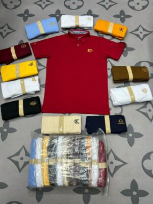 POLO COTON BRODE LOGO LUXE